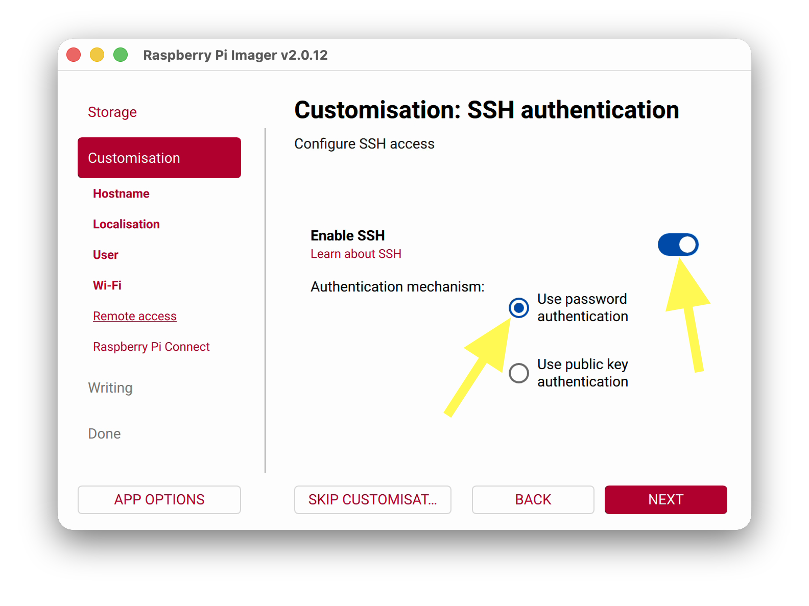 SSH authentication