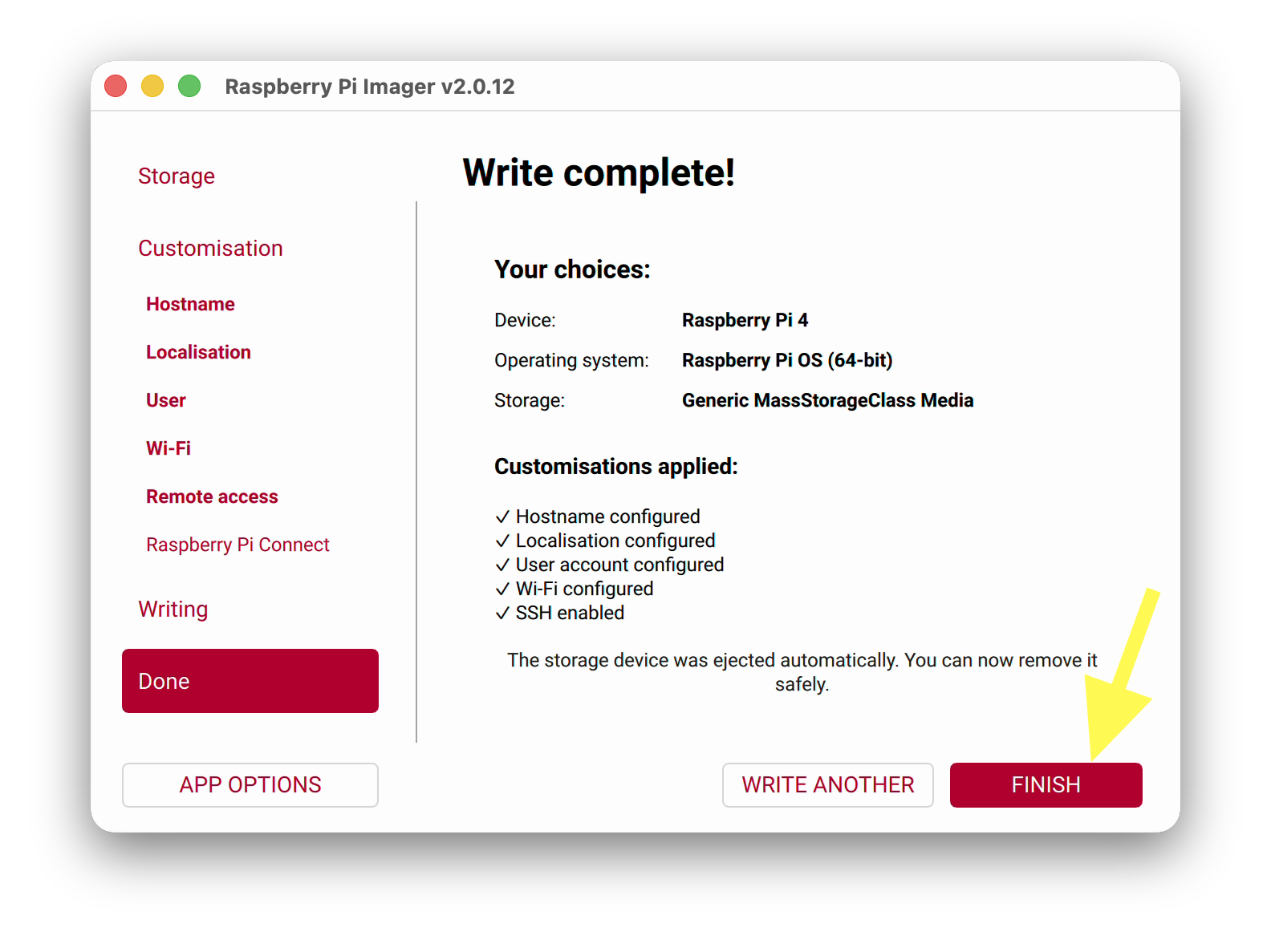 Write complete